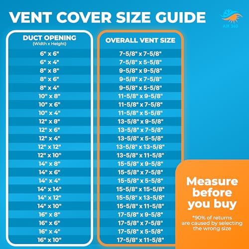 Rustproof 14x6 Aluminum Vent Cover – Quiet Return Air Grille - Image 5