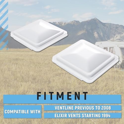 HECASA 14" 2Pcs RV Roof Vent Cover Compatible - Image 6