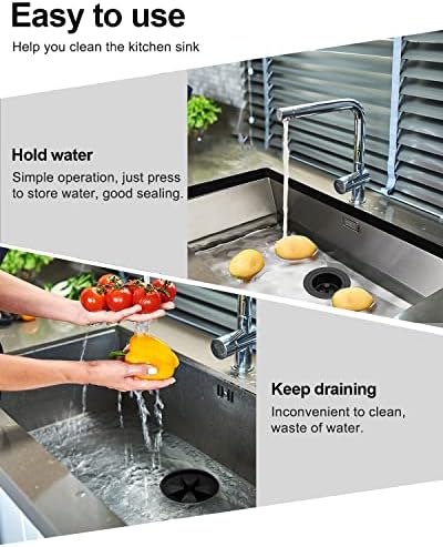 BOTEMY Extended Garbage Disposal Basket Strainer Stopper, Deep 304 Stainless - Image 6