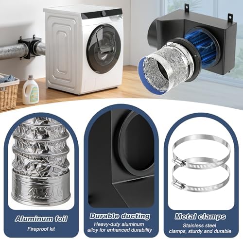 DV90 Magnetic Dryer Vent Coupling, Dryer Vent Connector Kit - Image 5