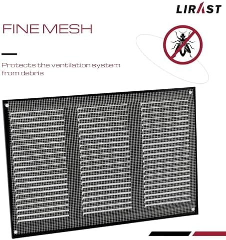 10x6 Vent Cover with Built-in Screen - Image 3