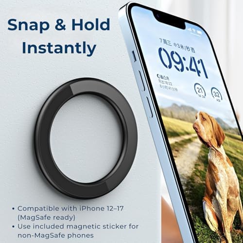 Magnetic Phone Wall Mount – Hands-Free Shower Mirror Holder & Car Sticker Stand - Image 2
