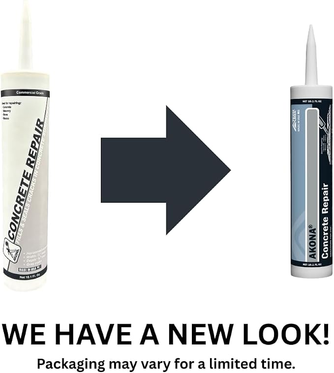 Concrete Repair Tube, 10 Ounces, Crack Filler | Cement & Concrete Crack Repair - Image 2