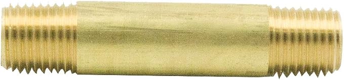 Brass Long Nipple, 1/4" NPT Male x 1/4" NPT Male Pipe Fitting - Image 5