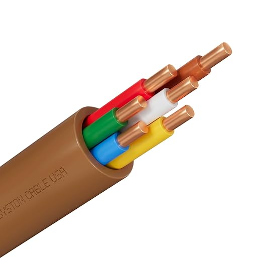 Syston 18/6 Thermostat Doorbell HVAC Heating Control Cable Wire, 100% Solid - Image 2