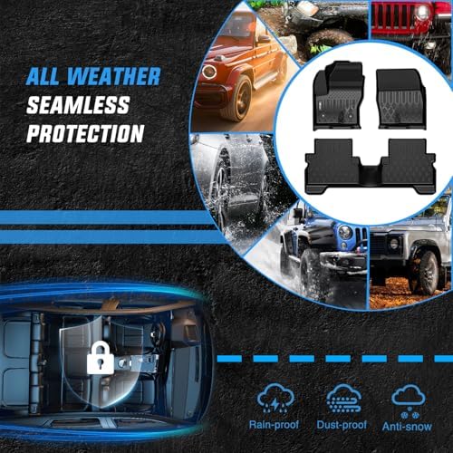 Nilight TPE Floor Mats for Ford Escape 2013-2019 - Image 5