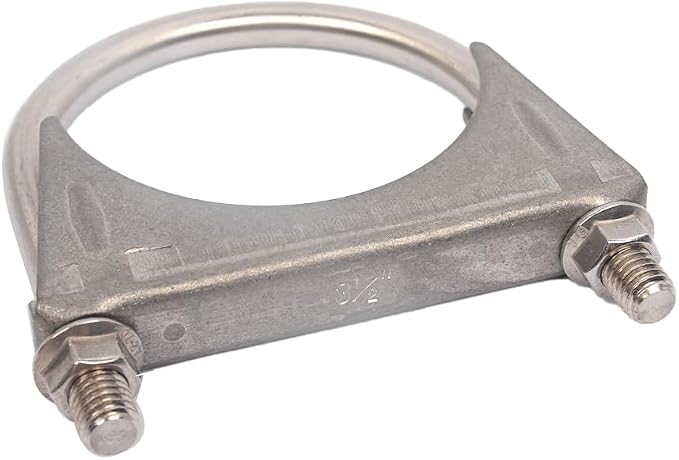 Heavy Duty 3.5" 3-1/2 Inch Exhaust U Bolt Clamp Stainless Steel | M10 Thick Rod - Image 3