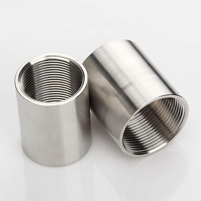 Feelers 304 Stainless Steel Cast Pipe Coupling Fitting, Female Coupler Adapter - Image 3