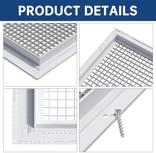 12x12 Eggcrate Return Grille HVAC Wall Ceiling Duct Cover - Image 3