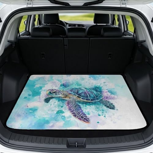 ELEQIN Sea Turtle Car Trunk Mat Cargo Liner by ELEQIN