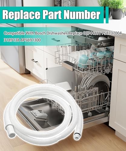 00744881 Dishwasher Drain Hose Fits - Image 2