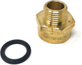 Cascada 3/4" G Thread Female to 1/2" NPT Thread Male Pipe Fitting Adapter by CascadaShowers