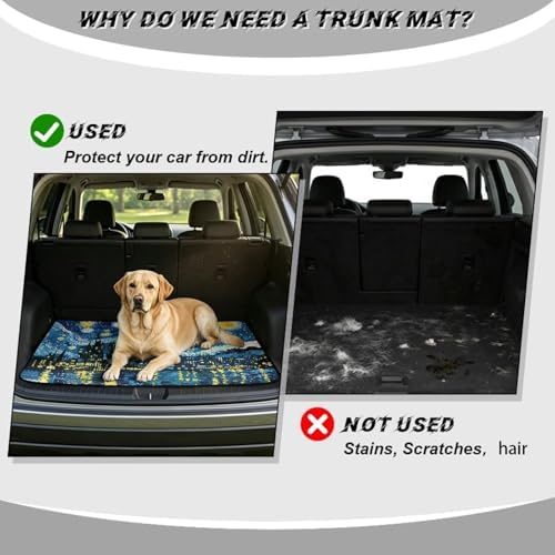 Starry Night Universal Car Trunk Mat, Waterproof Cargo Liner - Image 4