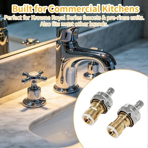 21-308L Cold Valve Repair Kit–1/4 Turn Ceramic Cartridge, Not Include Handle - Image 6