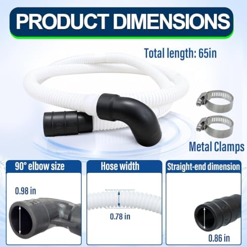 WPW10545278 Dishwasher Drain Hose - Image 2