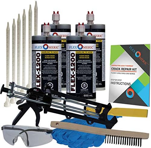Concrete Floor Crack Repair Kit by Flexomeric+Crack+Repair+Products