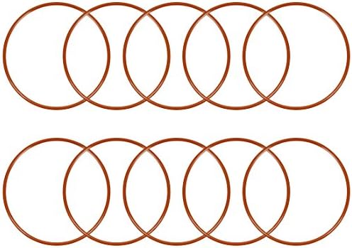 uxcell Silicone O-Ring, 75mm Outside Diameter, 70.2mm Inner Diameter, 2.4mm by uxcell