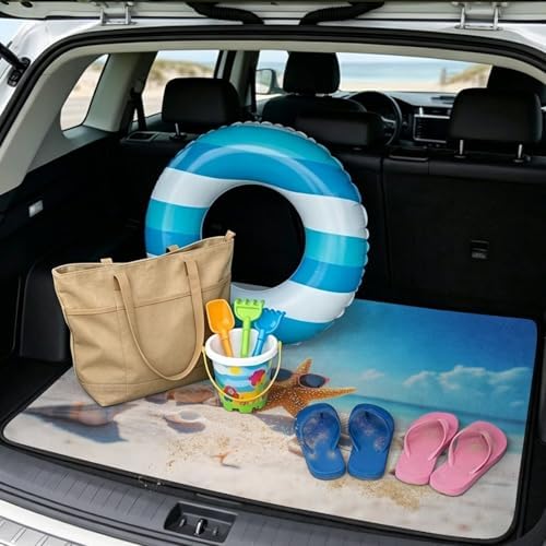 Summer Starfish Beach Gear Trunk Mat 29"x39" - Image 2