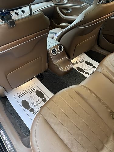 White Car Paper Floor Mats, Temporary Cars Floor Protector, Automotive Mat - Image 5
