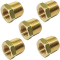Brass 3/4" x 1/2" NPT Bushing Hex Reducer Reducing Pipe Fitting, 3/4 inch Male by TLTOOLEGIN