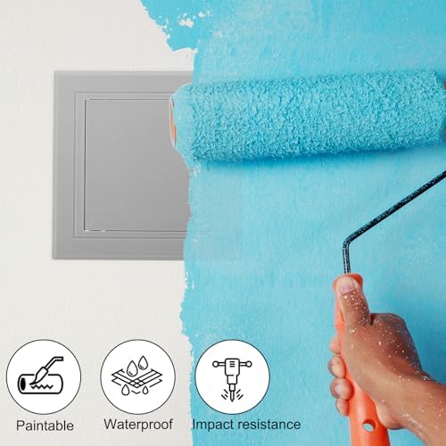 PATIKIL 5x5 inch Removable Hinged Access Panel, ABS Plumbing Access Doors Easy - Image 5