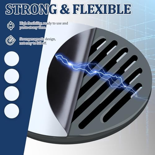 Tellegloww 4 Pcs Round Magnetic Vent Covers 6.5 Inch Air Vent Covers - Image 3