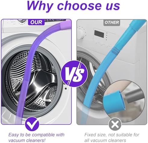 Upgraded Dryer Vent Cleaner Kit: Universal Vacuum Hose Attachment - Image 4