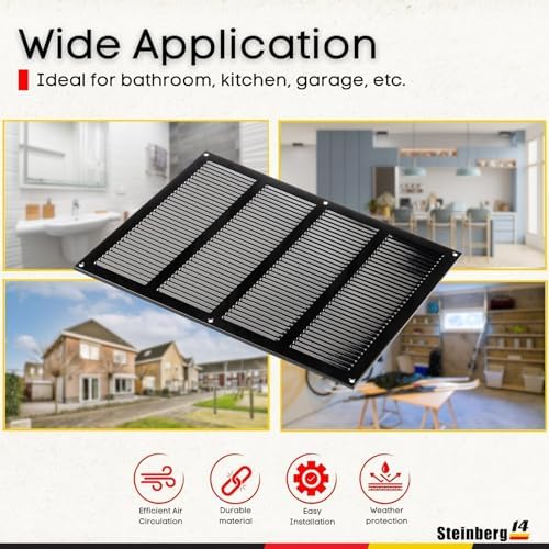 Steinberg14 Black Vent Cover 14x10 - Image 5