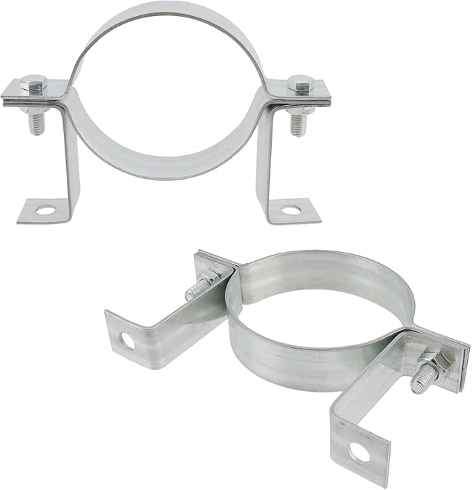 Dnyta 2 Pcs 4 Inch Vent Wall Strap, Gas Vent Pipe Strap, Tube Clamps | Chimney - Image 4
