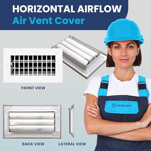 8" x 4" Duct Hole Adjustable Vent Cover - Image 2