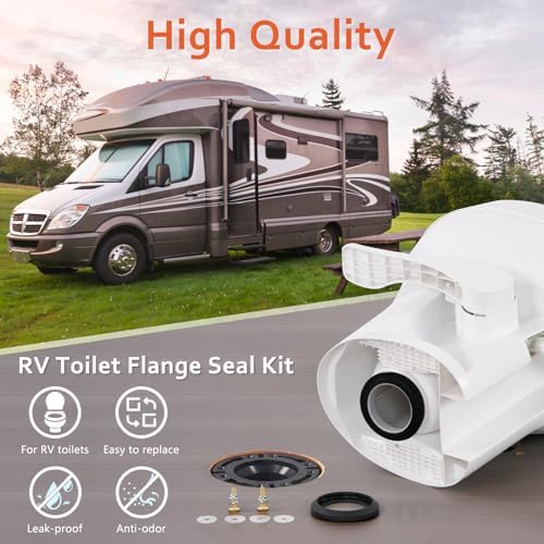 RV Toilet Flange 3'' & 34120 Waste Ball Seal - Image 6