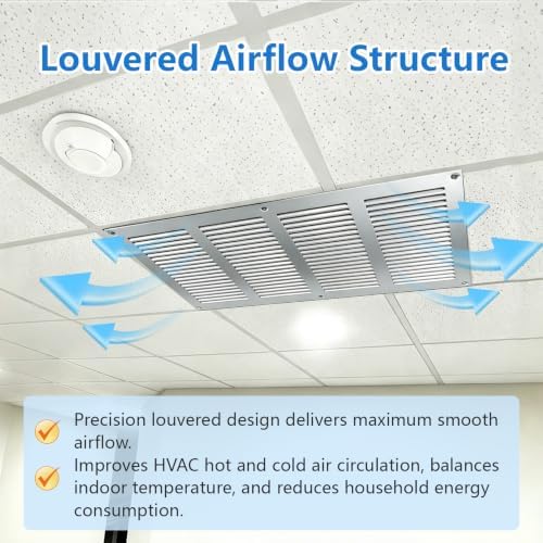 16X8 Vent Cover Steel Return Air Grilles - Image 6