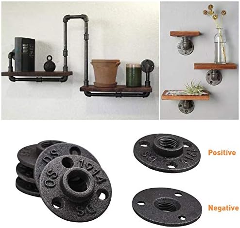 1" Floor Flange, Malleable Iron Threaded Pipe Flange - Image 4