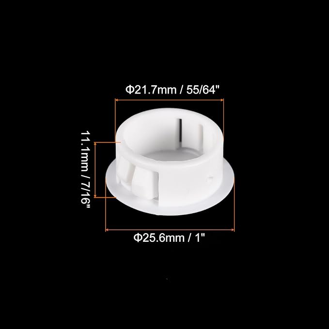 uxcell 55/64" Plastic Hole Plugs - Image 2