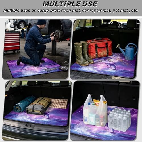 Purple Moon Dolphin Pet Friendly Trunk Mat 29"x39" - Image 3