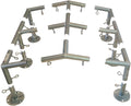 6 Leg Style Carport Canopy EMT Pipe Fittings Low Peak Connectors by ProfessionalEZTravelCollection