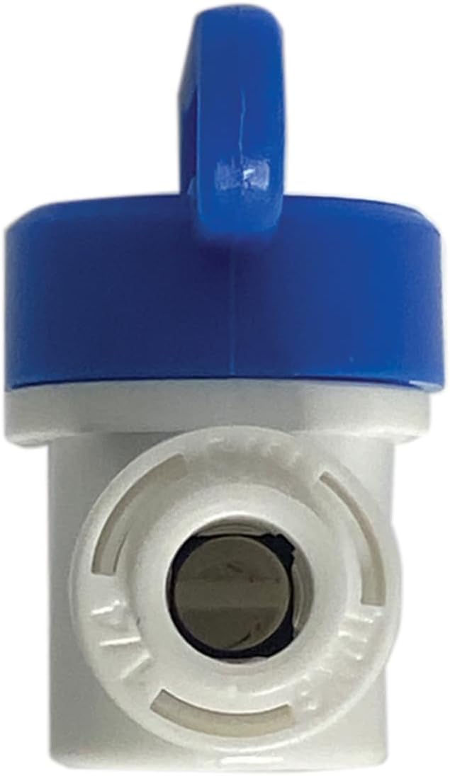 Speed Fit 1/4 or 3/8 Inch Shut Off Valve, Push to Connect Plastic Plumbing - Image 6