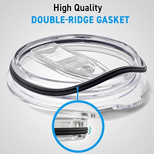 4 Pack - 20 & 10 oz Replacement Rubber Lid Rings, 3.3 Inch Diameter Gasket Seals - Image 3