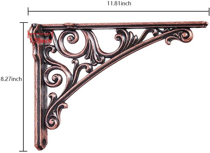 Khtumeware Shelf Bracket 12 Inch, Decorative Brackets - Image 2