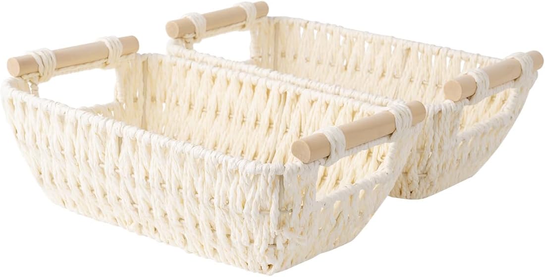 StorageWorks Small Storage Basket, Woven Basket by StorageWorks