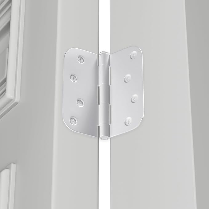 12 Pack goldenwarm 4 inch Door Hinges White Exterior Door Hinges - Image 7
