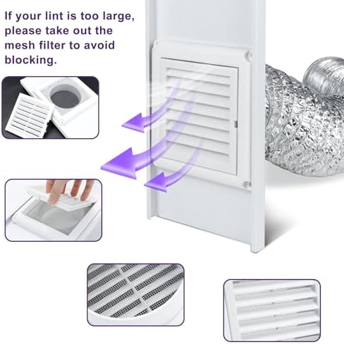 Mxclimate Dryer Vent Window Kit - Image 4