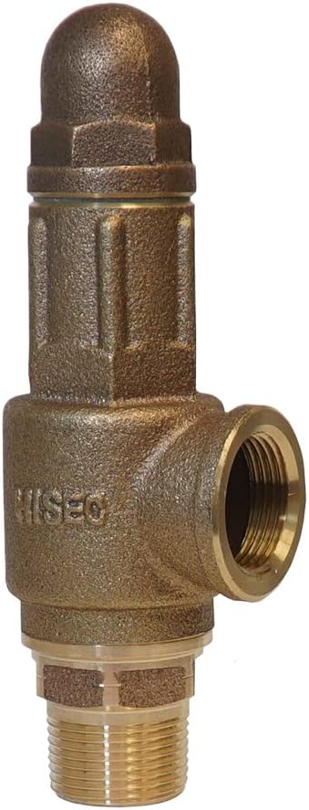 PRVHDNL100 1" No-Lead Heavy-Duty Brass Pressure Relief Valve, Contractor-Grade - Image 2