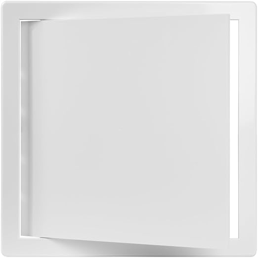 12" x 12" White ABS Plastic Plumbing Access Panel - Image 6