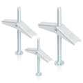 26Pcs 3 Sizes Hollow Wall Anchors 1/8”12pcs 3/16”8pcs 1/4”6pcs Heavy Duty by Vmuter