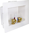 Highcraft Washing Machine Outlet Box Dual Drain, 1/2" CPVC Connection Valve by Highcraft