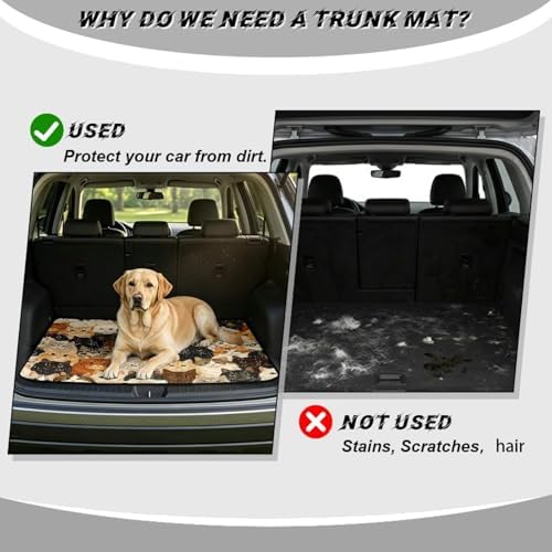 Colorful Funny Cat Trunk Mat for Beach Gear 29"x39" - Image 4