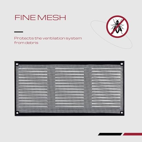 10x4 Vent Cover with Built-in Screen - Image 3