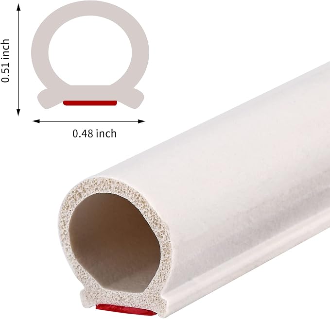 39.4 Ft Weather Stripping Door Seal Strip - Image 2