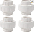 1 Inch PVC Union Coupling Pipe Fitting 1 Inch Schedule 40 Slip Union Adapter by JINUYYNA